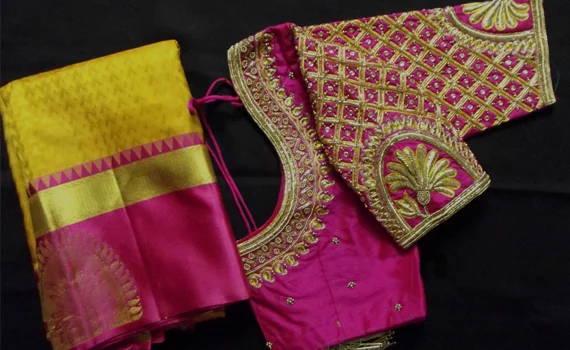 Bridal Aari, Zardosi Design Blouses Wholesale Supplier in Coimbatore